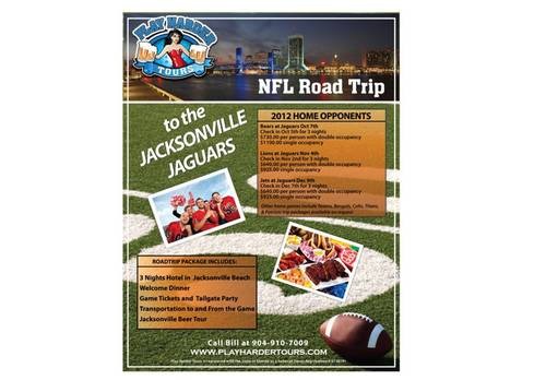 N.Y. JETS NFL RoadTrip to the Jacksonville Jaguars Dec 7 - 10