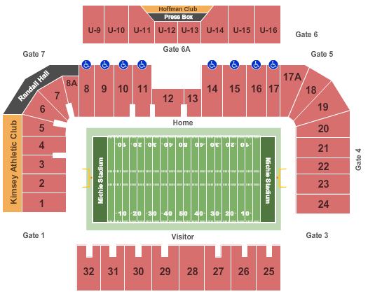 Tickets for Army West Point Black Knights vs. Miami (OH) Redhawks at Michie