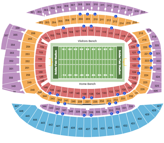 2019 Chicago Bears Season Tickets (Includes Tickets To All Regular Season Home
