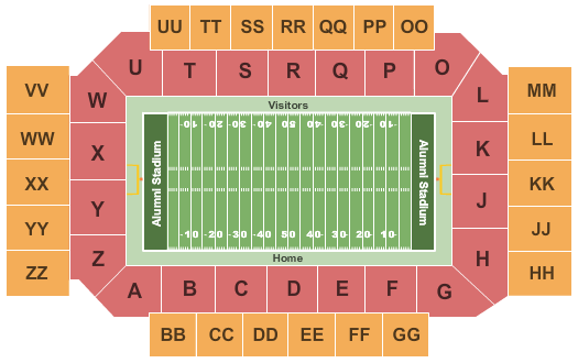 2019 Boston College Eagles Football Season Tickets (Includes Tickets To All