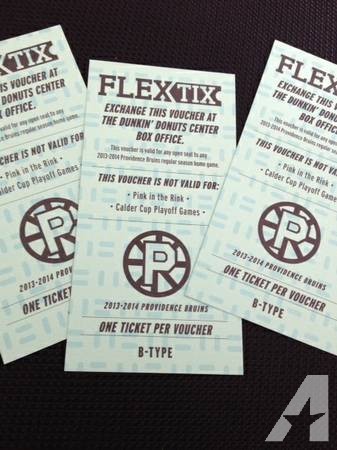 PROVIDENCE BRUINS flex tickets....SAVE SOME CASH !!! -