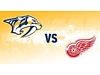 2 center ice tickets - Nashville Predators at Detroit Red Wings