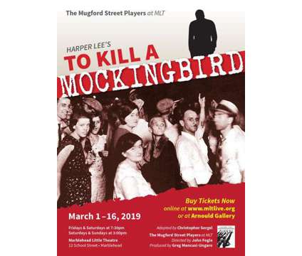 To Kill A Mockingbird at Marblehead Little Theatre