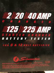 Model SE-2254 Schumacher Battery Charger (Mequon)