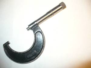 machinist tools Starrett ,micrometer 1-2 inch, #436,made in usa