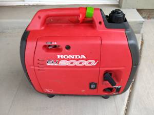 Honda generator EU2000i (SALT LAKE CTY)