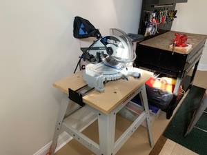 Mitre saw and table (Bentonville)