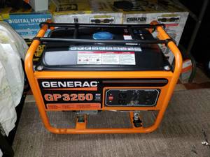 Generac 3250 Watt Generator Brand New