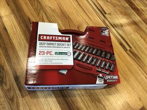 New Craftsman 23-PC Deep Impact socket set (NE Portland)