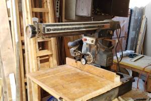 Radial arm saw and drill press for sale