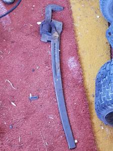 Super heavy duty, long pipe wrench for slae (Nottingham)
