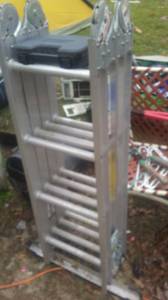 Multy purpose ladder with brackets (Fayetteville)