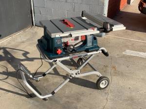 Bosch Tablesaw 4100 Worksite 10 Inch Table Saw with Portable Stand (170 N.
