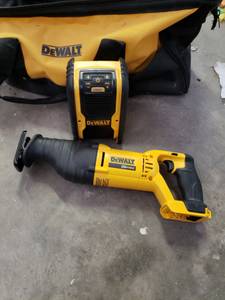 Brand New Dewalt reciprocating saw and bluetooth speaker (Andrews)