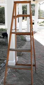 6' Wood a Frame Ladder (Severna Park)