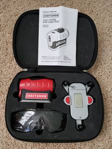 CRAFTSMAN 4 IN 1 LEVEL WITH LASER TRAC 948247 (North Raleigh)