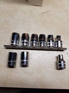Snap-On 9 piece metric socket set NEW (Shelby Twp)