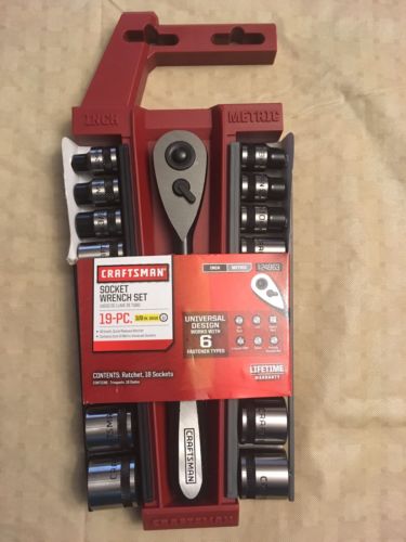 BRAND NEW Craftsman 19pc Universal Max Axess Socket and