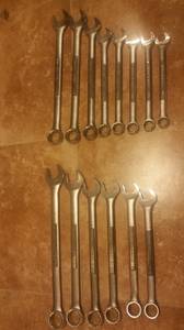 Craftsman large wrench set USA NEW SAE (Silver Spring)