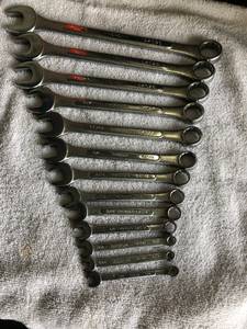 misc. wrenches, SAE and a couple metric (Rosamond)