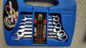 New Crescent 7-Piece Reversible Ratcheting Combination Wrench Set