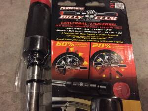 The Powerbuilt Billy Club Universal Lug Wrench makes tire changes fast