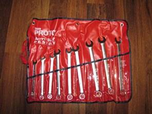 Proto 10Pc.box end wrench set (Montague)