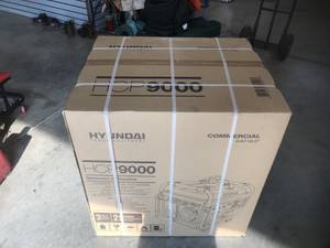 Brand New 9000 Watt Hyundai Dual Fuel Generator