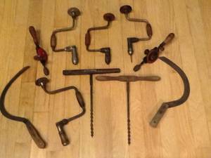 Antique Hand Drills Sickles Tools (Billerica)