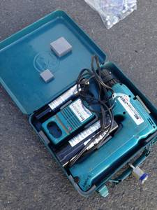 Classic Makita drill with metal case