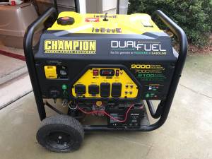 Champion 7000w Dual Fuel Generator - BRAND NEW