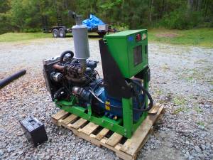 kubota diesel generator 20 kw low hrs quiet (oriental, nc)