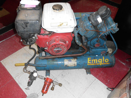 emglo wheelbarrow air compressor honda 8.0 motor GX240