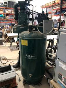 Rolair 5.5 HP, two-stage electric stationary air compressor V5180K30 (SAUKVILLE)