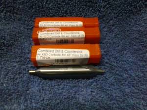 6 KEO Carbide Combined Drill & Countersink (Ellsworth)