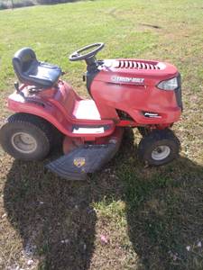 Trade 2012 TroyBilt Riding Lawnmower for a Generator (HUNTSVILLE)