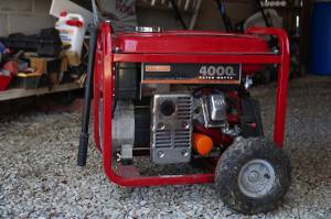 Generac 4000XL Generator with Cover and Connector (Charlottesville)