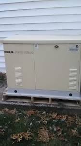 Used very low hours Kohler 8.5kw home backup natural gas generator (winchester)