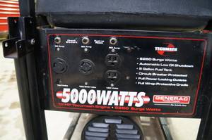 Generac 5000 watt generator (Lucedale)