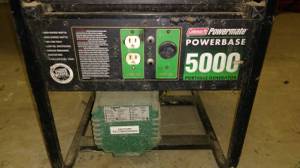 Generator, Coleman 5000 watt Powermate (Goldstream)