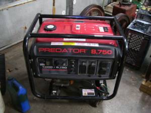 Predator 8750 Generator (Tina MO.)