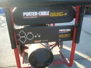 Porter-Cable 5500w Generator (Marysville/Ostrander)