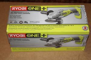 New RYOBI 18V Brushless 4-1/2 in. Cut-Off Tool/Grinder P423 (Westminster)