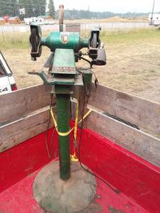 Foley grinder on stand (Columbia Falls)