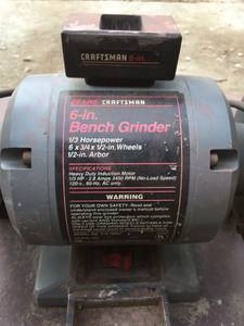 Craftsman Bench Grinder (Fruitport)