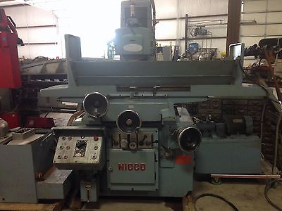 Nicco Surface Grinder Model NSG-6 Travel 12X27 Elec Mag