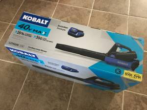 Kobalt 40-Volt Lithium Ion Cordless Electric Leaf Blower (Westwood)