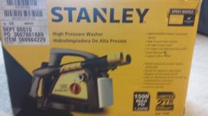 New in a box Stanley pressure washer 1500 psi (Fishers)