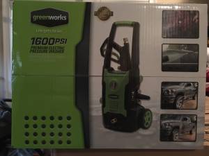 Brand New Greenworks Electric Pressure Washer (Wetumpka)