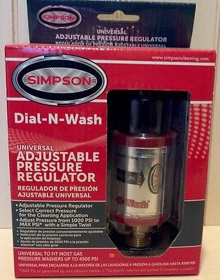 Universal Pressure Washer Regulator Dial-N-Wash *Free